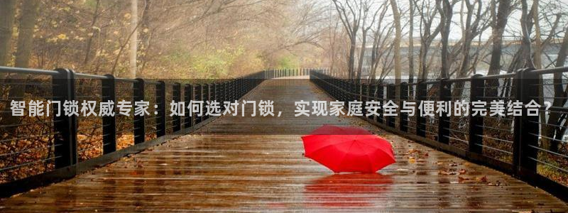 富联娱乐官网下载安卓：智能门锁权威专家：如何选对门锁，实现家