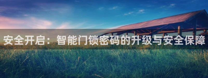 富联娱乐开户费用查询表：安全开启：智能门锁密码的升级与安全保