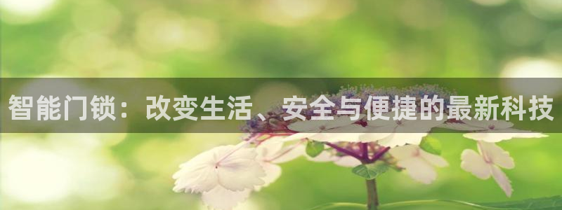 富联娱乐平台网址：智能门锁：改变生活、安全与便捷的最新科技