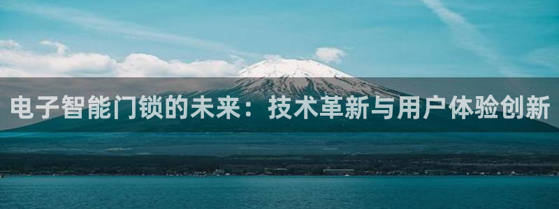 富联娱乐招商陆判官333OO：电子智能门锁的未来：技术革新与