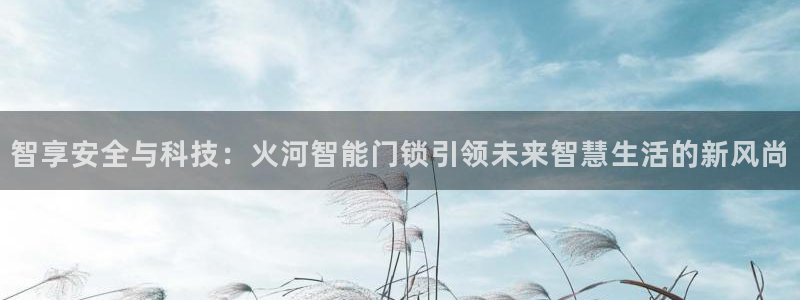 富联娱乐主营业务：智享安全与科技：火河智能门锁引领未来智慧生