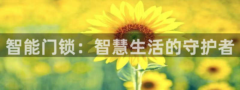 富联娱乐曼谷快三真假：智能门锁：智慧生活的守护者
