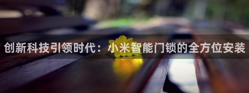 富联2娱乐登录：创新科技引领时代：小米智能门锁的全方位安装