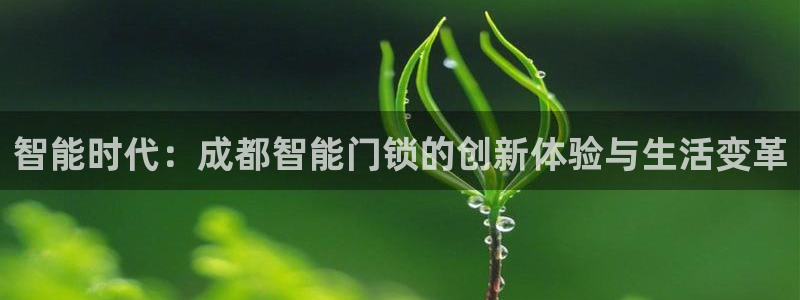 富联娱乐在线注册链接下载安装：智能时代：成都智能门锁的创新体
