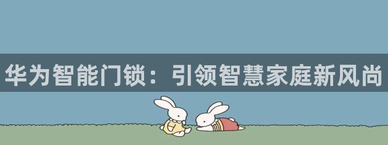 富联娱乐招商鱼判官333OO：华为智能门锁：引领智慧家庭新风