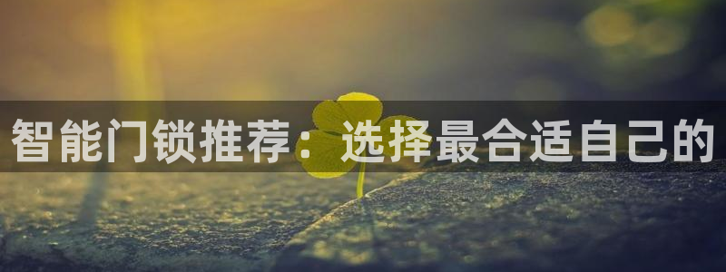 富联娱乐主管么67O77逐风：智能门锁推荐：选择最合适自己的